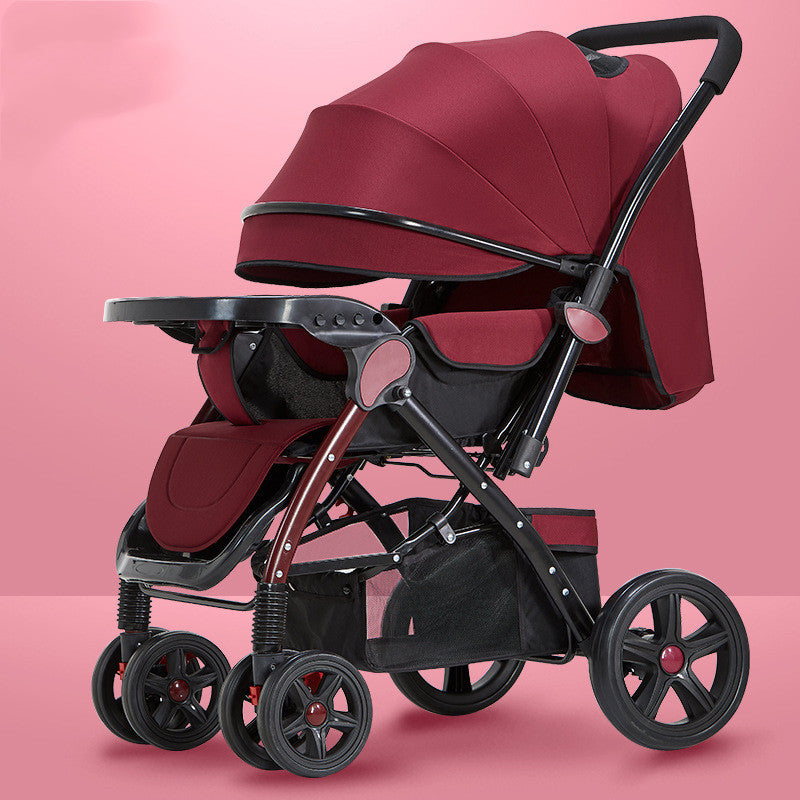 Faltbarer Kinderwagen mit Sitz- und Liegefunktion
