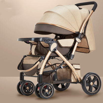 Faltbarer Kinderwagen mit Sitz- und Liegefunktion