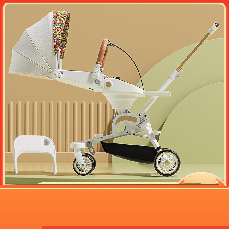 Faltbarer Kinderwagen mit Liegefunktion
