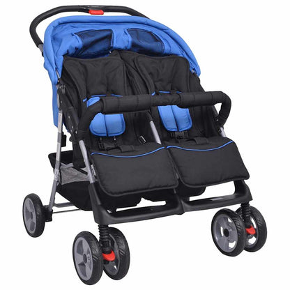 Zwillingskinderwagen für zwei Kinder