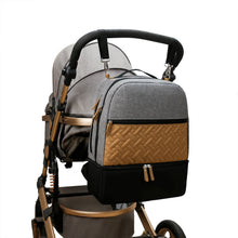 Isolierter Wickelrucksack für Babyflaschen