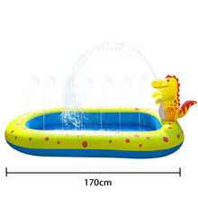 Aufblasbarer Dinosaurier-Wasserspielplatz
