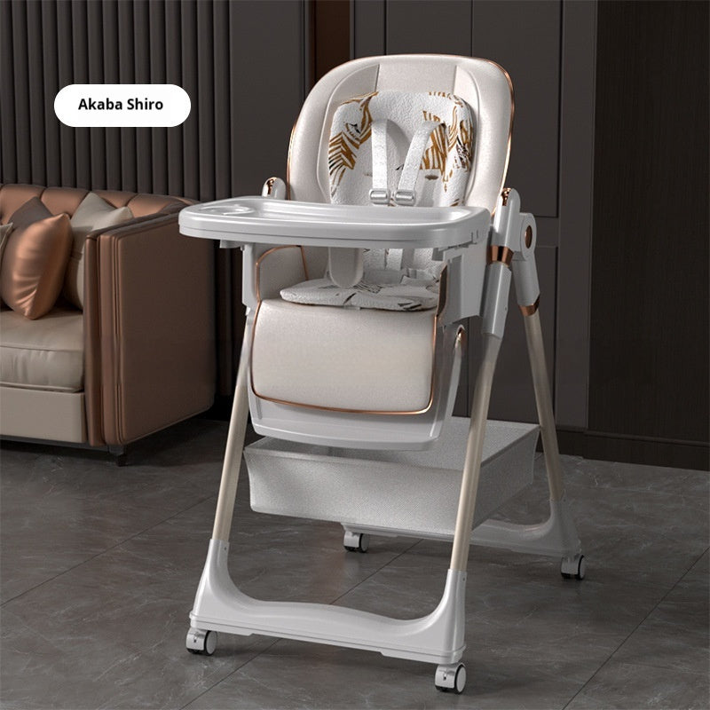 Faltbarer Baby-Hochstuhl mit Esstisch