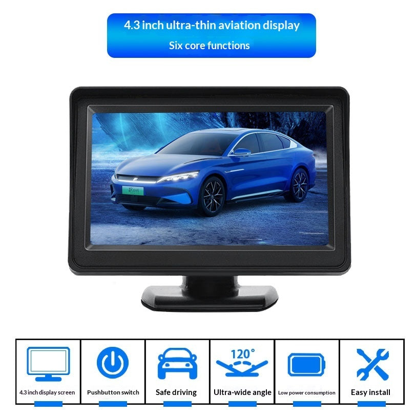 Baby-Autospiegel mit 4,3-Zoll-HD-Monitor