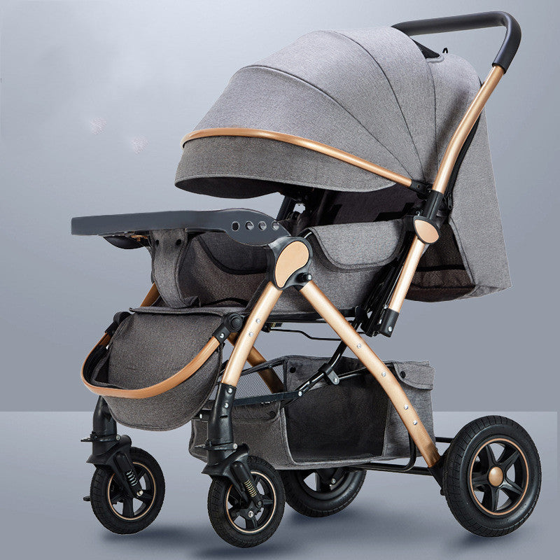 Faltbarer Kinderwagen mit Sitz- und Liegefunktion