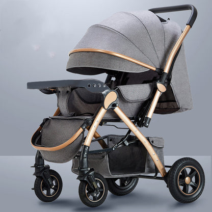 Faltbarer Kinderwagen mit Sitz- und Liegefunktion