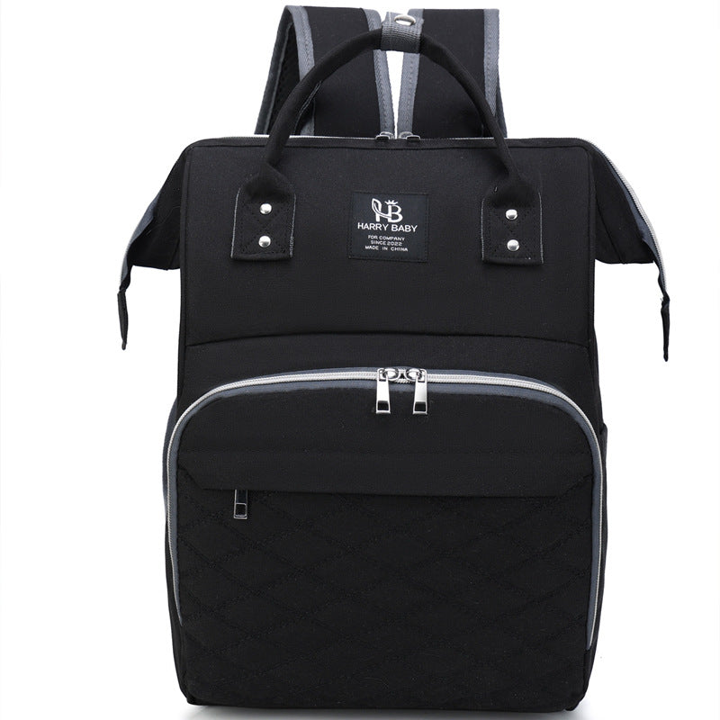 Großer Wickelrucksack mit USB-Anschluss