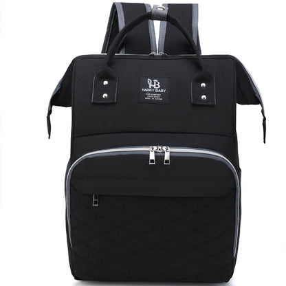 Großer Wickelrucksack mit USB-Anschluss