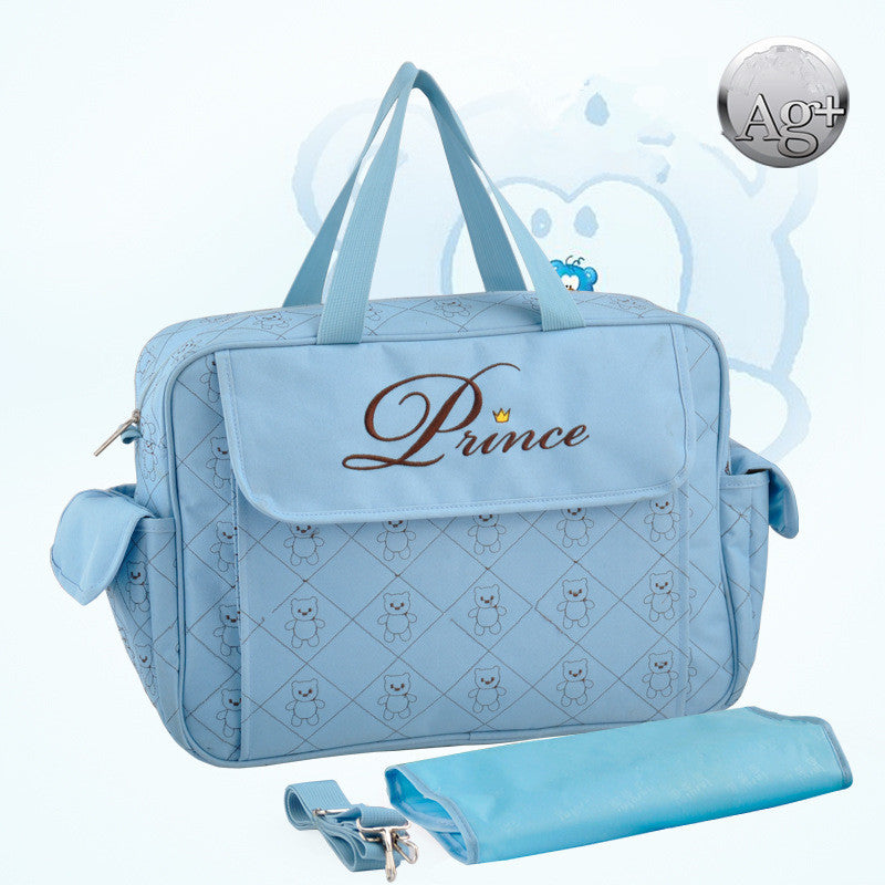Große Wickeltasche mit Wickelunterlage