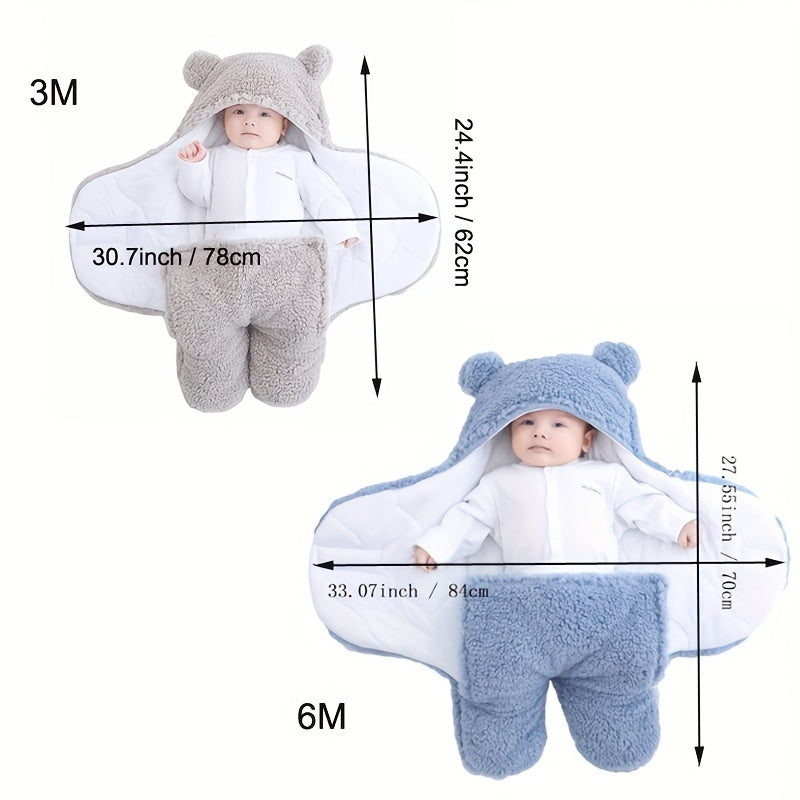 Baby-Schlafsack mit Bärenmuster