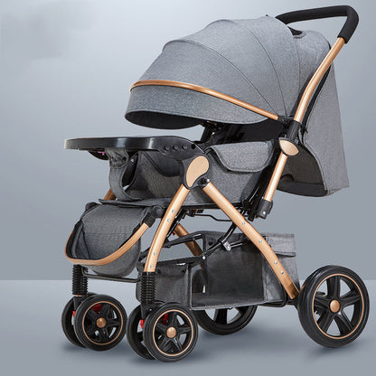 Faltbarer Kinderwagen mit Sitz- und Liegefunktion