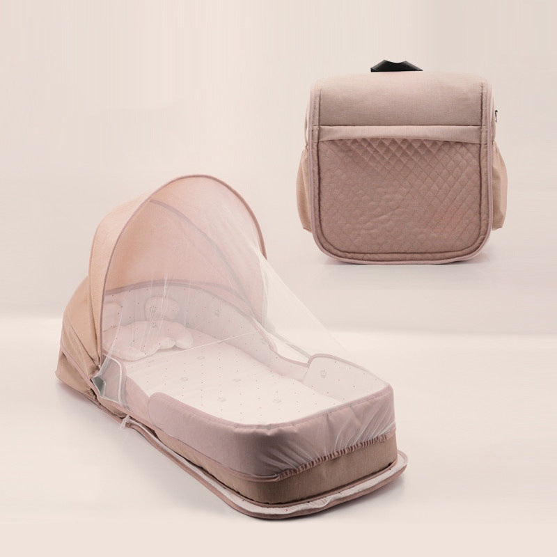 Faltbares Babybett mit Moskitonetz