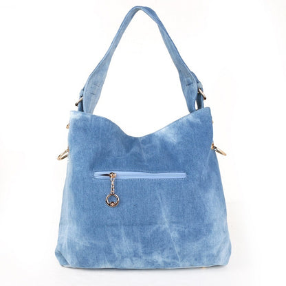 Mode Denim Canvas One Shoulder Messenger Handtasche