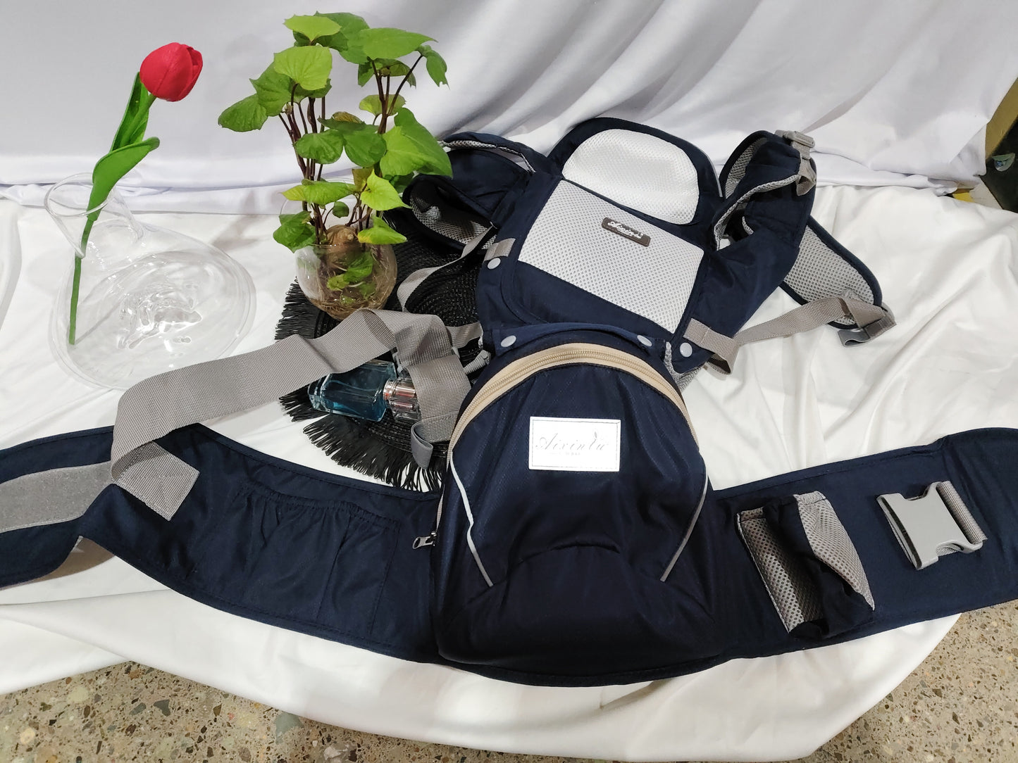 Babytrage mit Hüftsitz für 0–3 Jahre