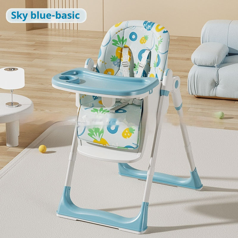 Faltbarer Baby-Hochstuhl mit Esstisch