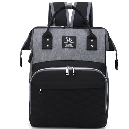 Großer Wickelrucksack mit USB-Anschluss