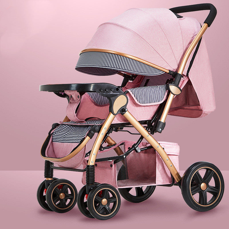 Faltbarer Kinderwagen mit Sitz- und Liegefunktion