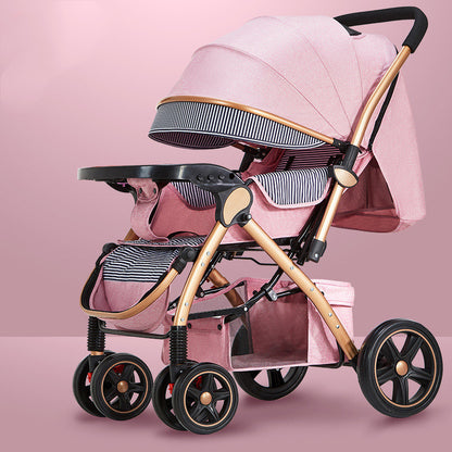 Faltbarer Kinderwagen mit Sitz- und Liegefunktion