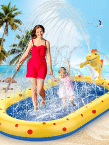 Aufblasbarer Dinosaurier-Wasserspielplatz