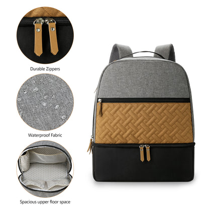 Isolierter Wickelrucksack für Babyflaschen