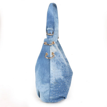 Mode Denim Canvas One Shoulder Messenger Handtasche