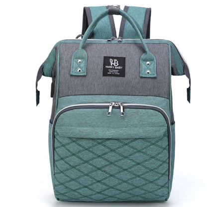 Großer Wickelrucksack mit USB-Anschluss