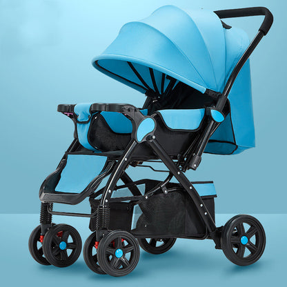 Faltbarer Kinderwagen mit Sitz- und Liegefunktion