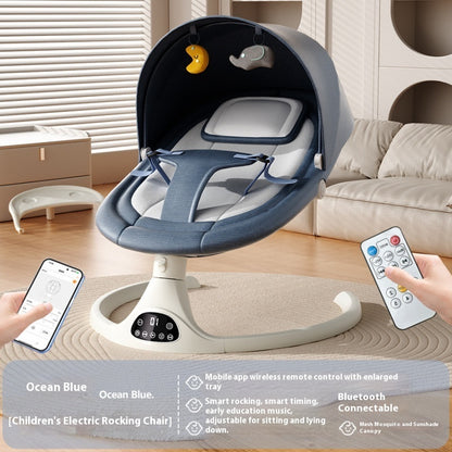 Elektrischer Schaukelstuhl für Babys, Koaxialspielzeug