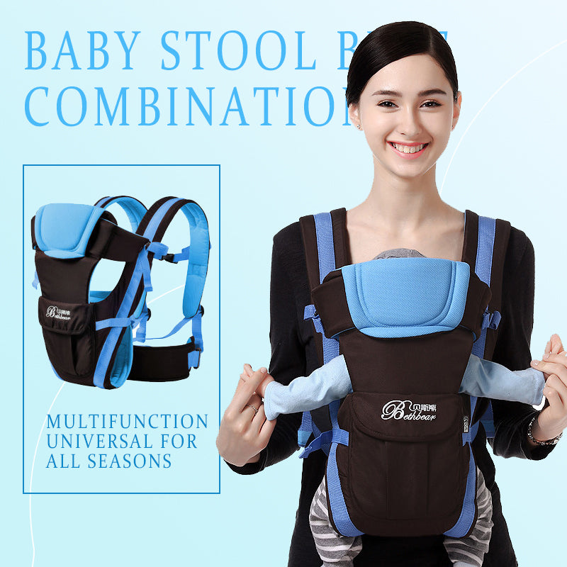 Multifunktionale Babytrage mit 4 Tragepositionen