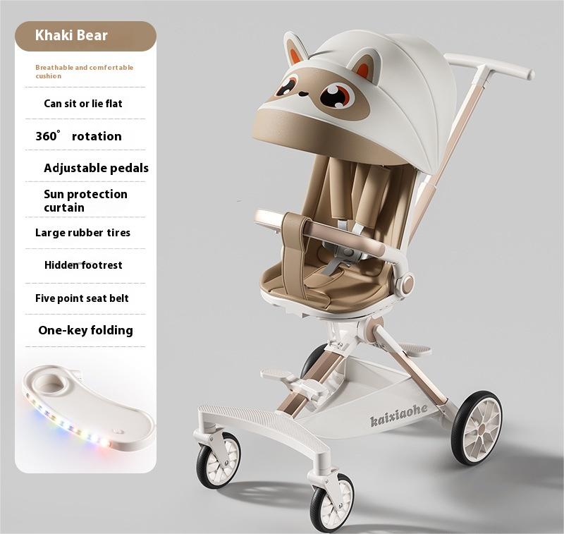Faltbarer Kinderwagen mit Alurahmen