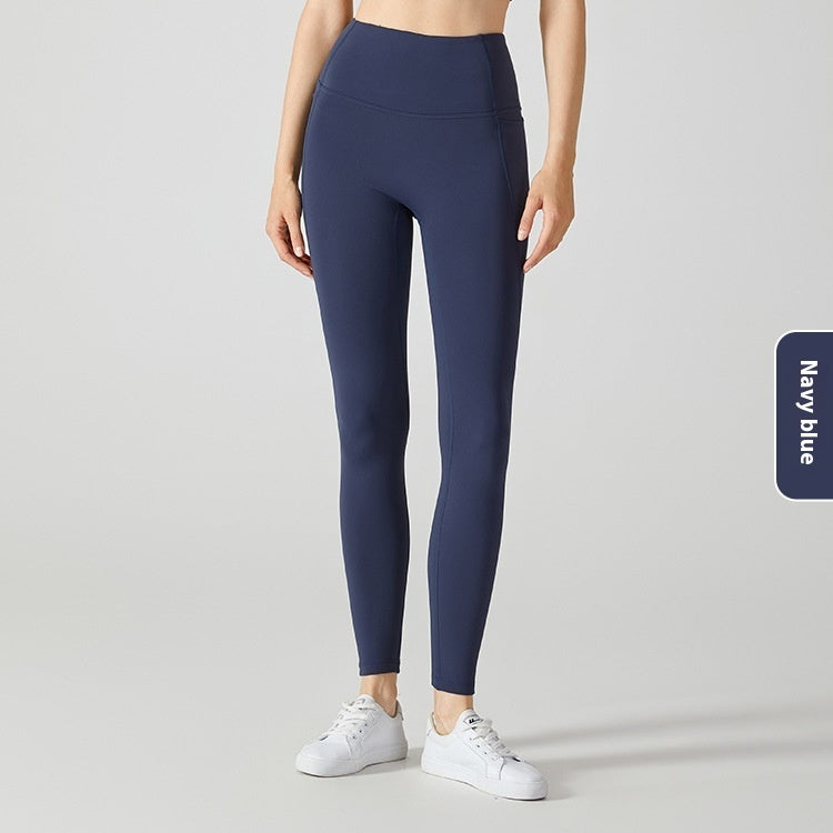 Warme Sportstrumpfhose mit hoher Taille und Bauchstraffung für Damen