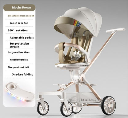 Faltbarer Kinderwagen mit Alurahmen