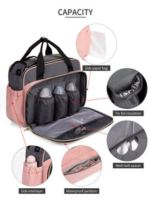 Wickelrucksack aus Oxford-Stoff