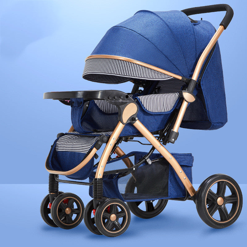 Faltbarer Kinderwagen mit Sitz- und Liegefunktion