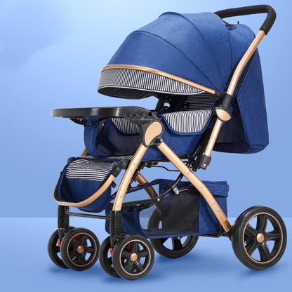 Faltbarer Kinderwagen mit Sitz- und Liegefunktion
