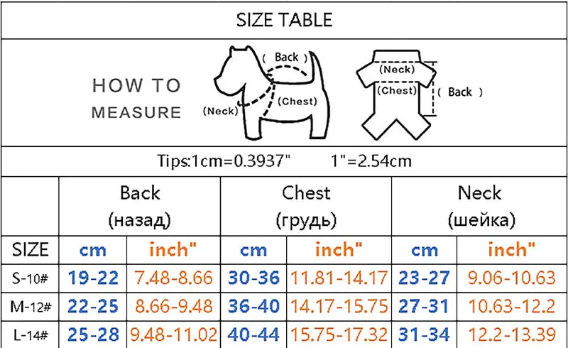 Warme Winterjacke für  Hunde